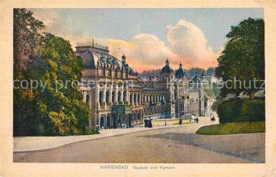 Mariánské Lázně Czech Republic Bohemia Neubad and Kursaal