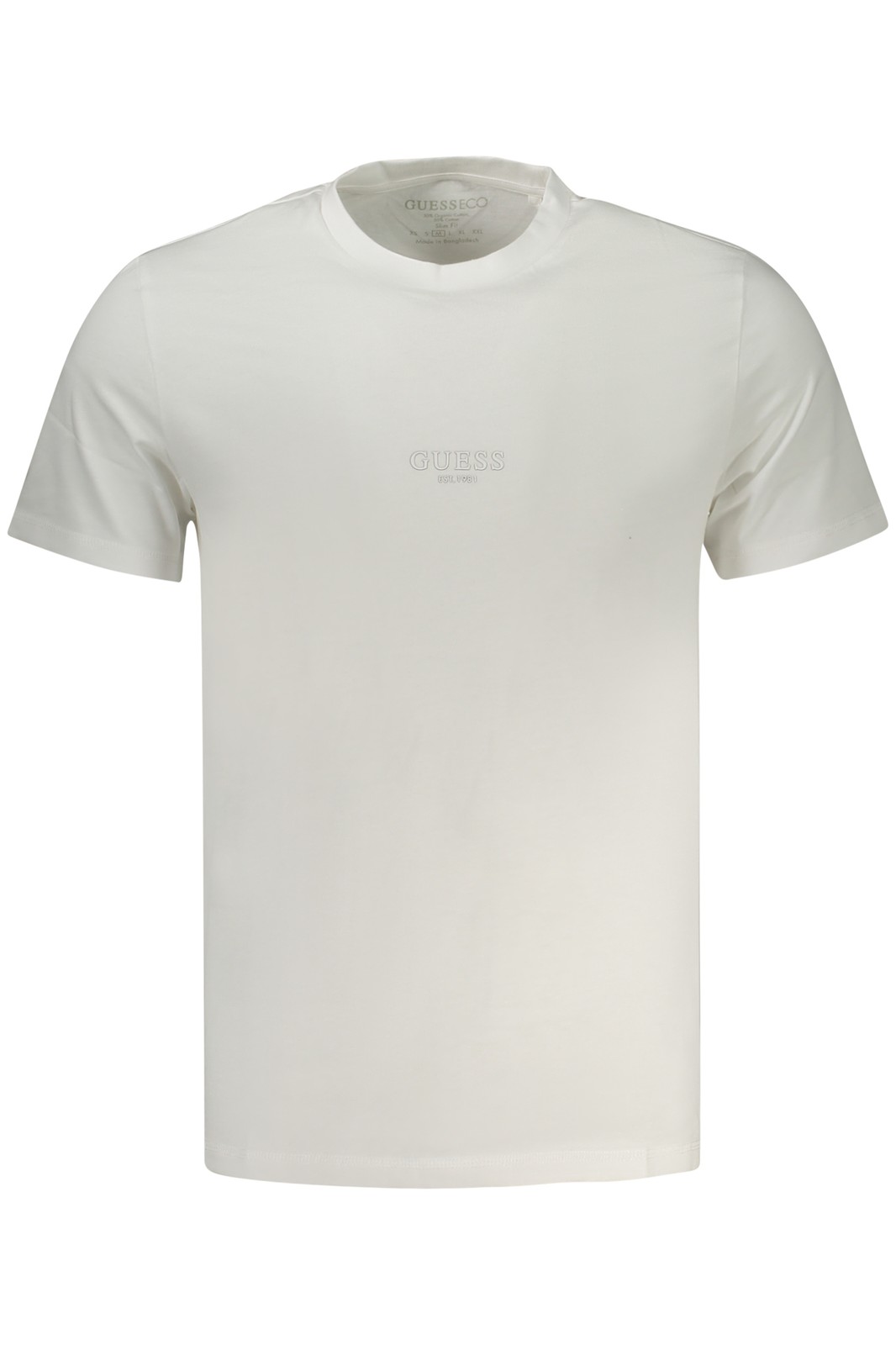 Guess Uomo Bianco Maglietta Aidy - Immagine 2