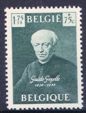 Belgium, 1949, COB 813: €1, Poet Guido Gezelle, MNH