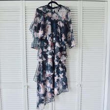 Hemant & Nandita Anthropologie Small DressSammy Tiered Floral Dress | Size Small