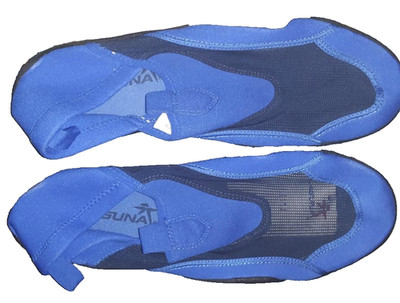 Laguna - Mens - Size 11 - Blue Hard Sole Scuba Diving Snorkel Ocean Wet Shoes