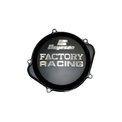 Kupplungsdeckel Boyesen Factory Racing schwarz Aluminium