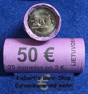 2 Euro Gedenkmünze Litauen 2025 Mažoji Lietuva / Mazoja