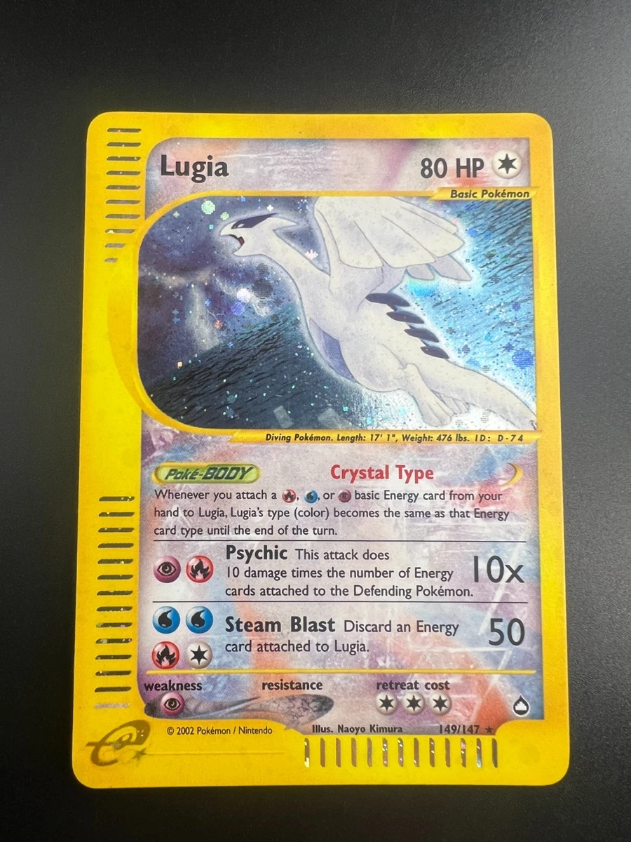 Lugia Pokémon TCG Aquapolis Individual Collectible Card Game Cards