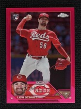 2023 Topps Chrome Update Magenta Refractor 386/399 Levi Stoudt #USC13 0o3x