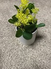 Threshold Artificial Seeded Plant Houseplant Arrangement in White Pot — photo 2
