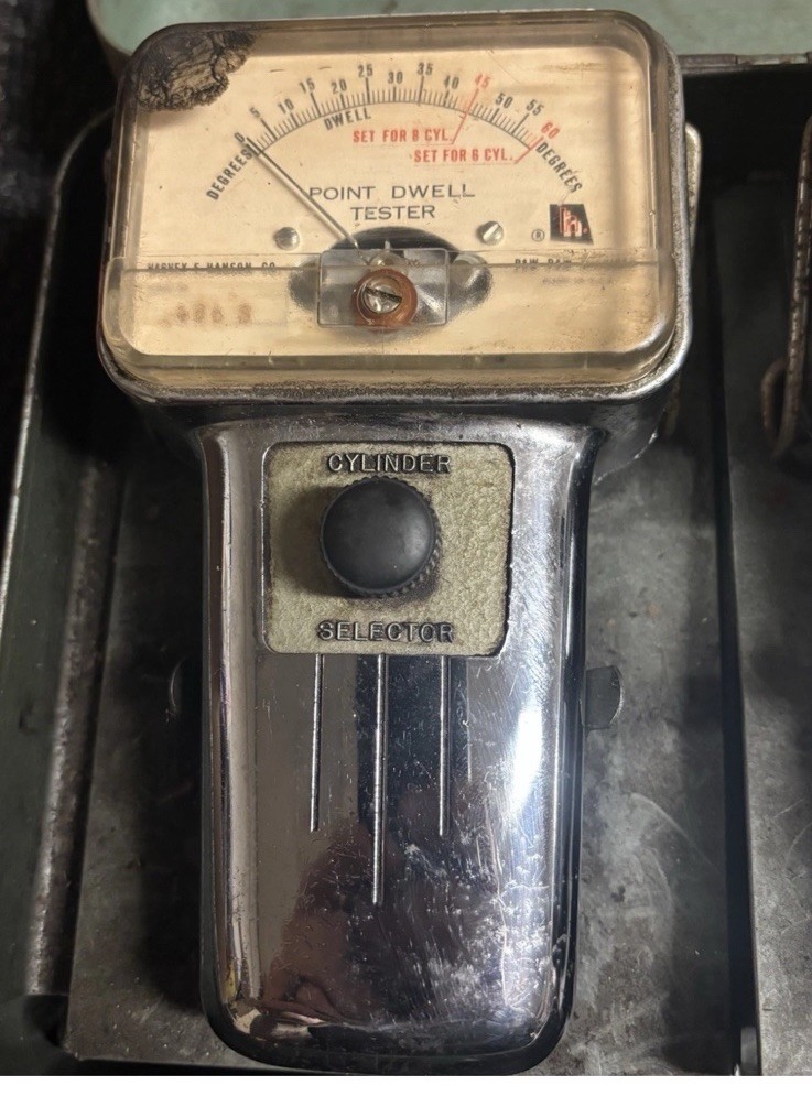 Vintage Harvey E Hanson Automotive Diagnostic Tester Set In Case