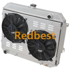 Cu375 4 Row Radiatorshroud Fan For 1968-1974 Dodge Charger Challenger Coronet