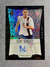 2026 Panini Prizm World Cup 2012 Throwback Clint Dempsey Black Shimmer Auto 1/1