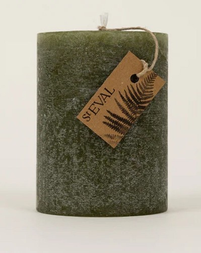 Ginger & Lemongrass, Scented 3 x 3 Pillar Candle– St Eval Ginger & Lemongrass, Scented 3 x 3 Pillar Candle– St Eval
