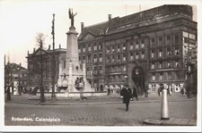 Netherlands Rotterdam Calandplein Vintage RPPC B115