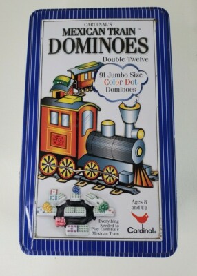 トランプ Cardinal Mexican Train Dominoes Mexican Train Domino Fun Game Set Double 12 Cardinal