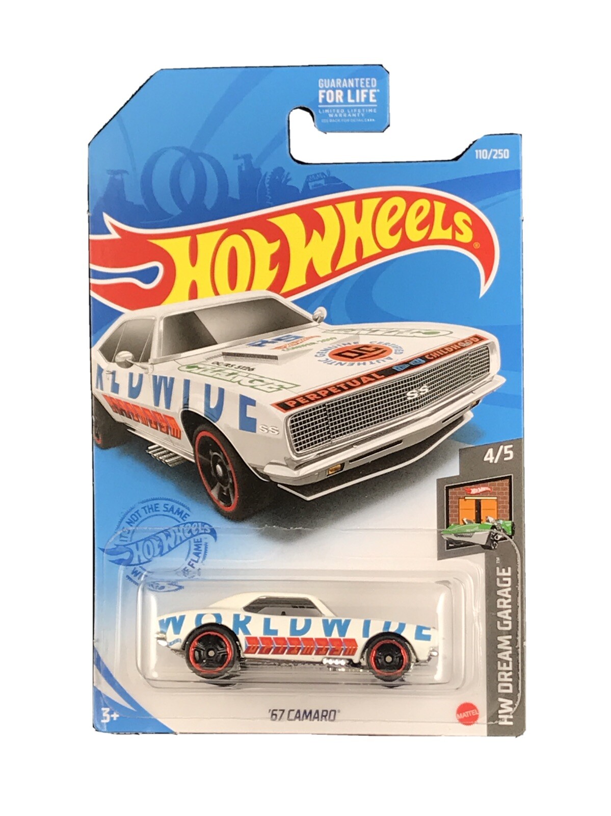 Hot Wheels 2021 HW Dream Garage 4/5 White ‘67 Camaro Worldwide Optimism