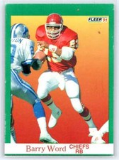 1991 Fleer #101 Barry Word