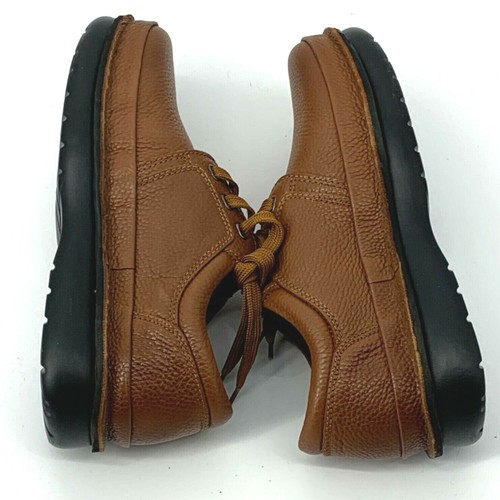 Propet Mens Brown M4070 Pebbled Leather Oxford Walking Shoes Size 9.5 XX Wide - Picture 8 of 11