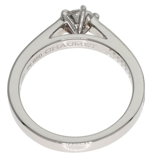 Chaumet Ring Frisson Solitaire Diamond Platinum PT950 - Picture 4 of 9