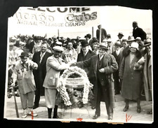 1930 Chicago Cubs William Wrigley Jr. Owner & Mgr. Joe McCarthy at Catalina Isl.