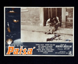 PAISà fotobusta poster Roberto Rossellini Guerra Partigiani Neorealismo Q91  | eBay