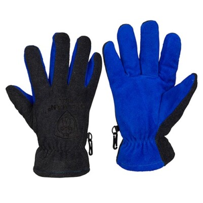 Tillman 1584M Fleece & Split Cowhide Winter Gloves, Medium, Pair
