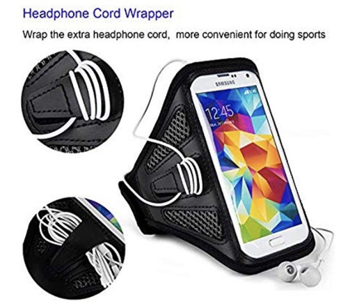 SUMACLIFE Mesh Workout Exercise Armband for Smartphones Black - FAST SHIPPING!! - Picture 5 of 5