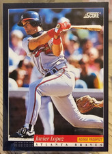 1994 Score Javy Lopez Rookie Prospect #620 Atlanta Braves