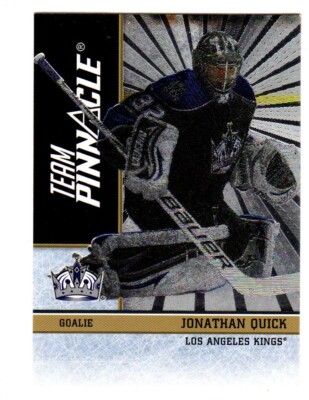 Jonathan Quick Martin Brodeur DEVILS KINGS 2010-11 Pinnacle TEAM PINNACLE #12