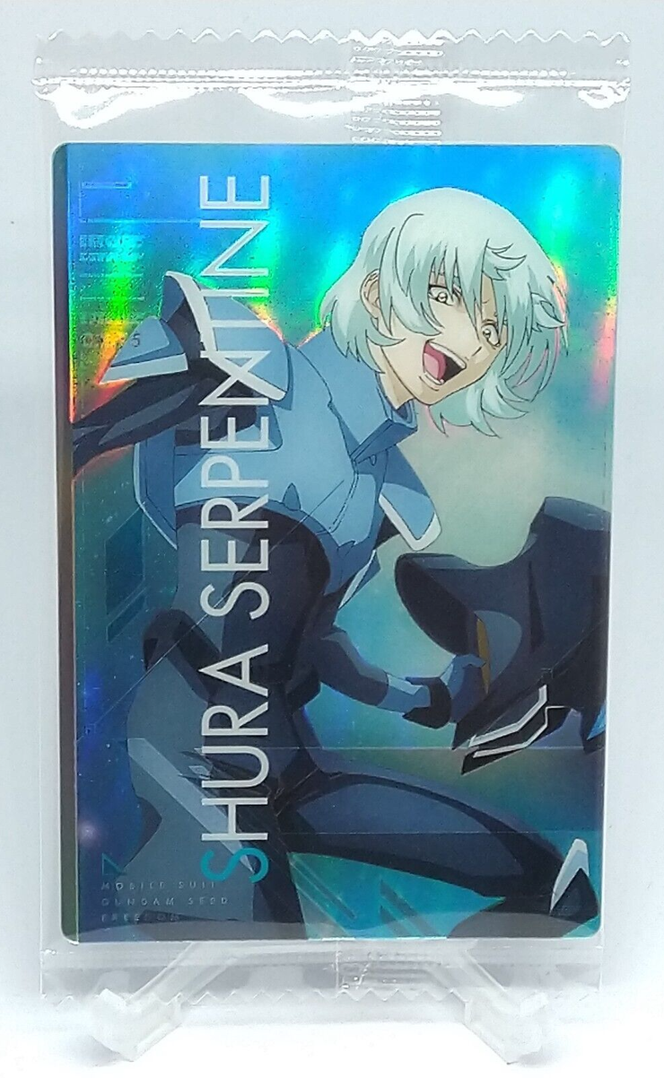 s*5様 GAHGA SHURA Shura Serpentine Mobile Suit Gundam Seed Freedom Wafer Card No.1