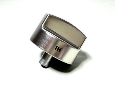 WOLF Stainless Steel Knob OFF HI For 36'' - 48  RANGES KIP 7Z63