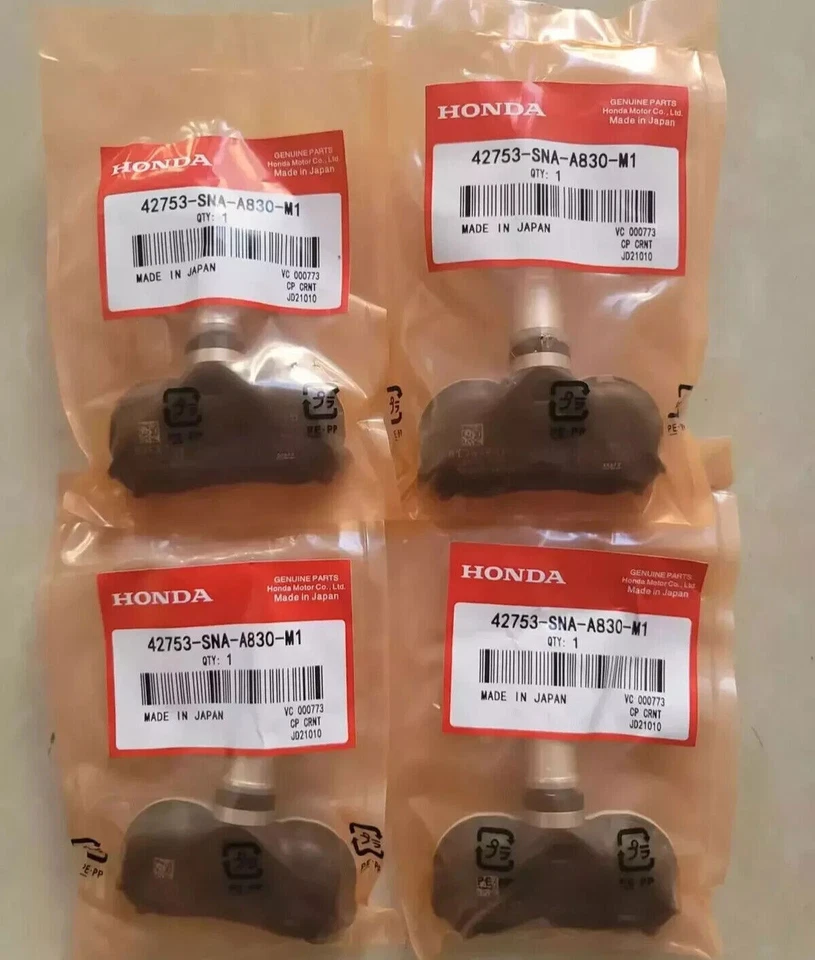4Pcs OEM 42753SNAA83 TPMS Tire Pressure Monitoring Sensor for HONDA CIVIC CR-Z Foto 2 de 4