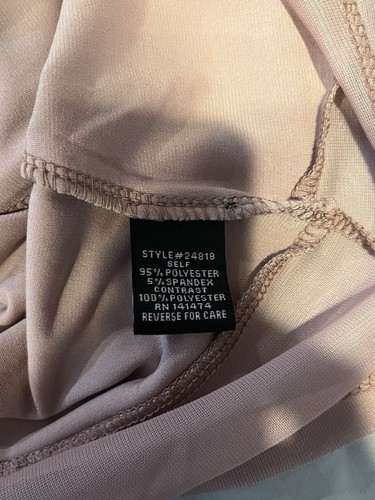 Blusa Mujer Atelier 29 Talla Grande Rosa Transparente con Botón Mangas Transparentes Nueva Con Etiquetas - Imagen 6 de 10