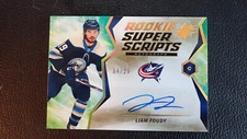 2020-21 SPx Rookie Superscripts Gold /25 Liam Foudy #RS-LF Rookie Auto RC (MH)