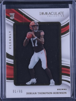 2023 Panini Immaculate Collection #110 Dorian Thompson-Robinson 1/99  RC