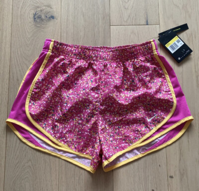 nike women's icon clash tempo printed running shorts