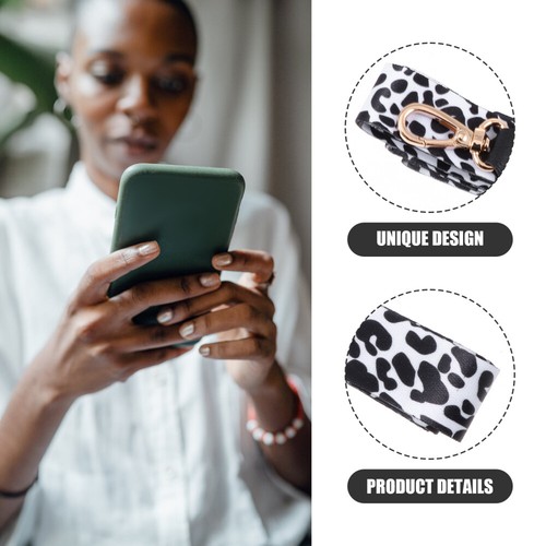 2 Pcs Mobile Phone Straps Leopard Lanyard Lanyards for Phones Women - Zdjęcie 8 z 12