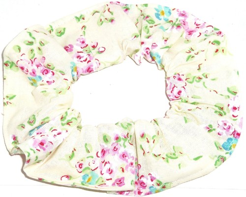 Cabello Scrunchie Floral Flores Rosa Corbata Cola de Caballo Soporte Scrunchies por Sherry NUEVO - Imagen 16 de 66