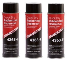 Transtar 4363-f Quick Dry Rubberized Undercoating Aerosol 3 Pack