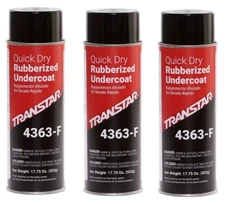 Transtar 4363-F Quick Dry Rubberized Undercoating Aerosol (3 Pack)