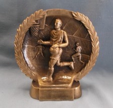 BASKETBALL trophy resin heavyweight self-standing