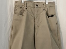 VINTAGE WOMEN  S ROCKY MOUNTAIN HIGH RISE TAN COWGIRL JEANS SIZE 29/9 GREAT