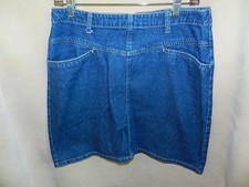 Misses Route 66 Women's Denim Skirt Sz 11/12 Length 19" Long