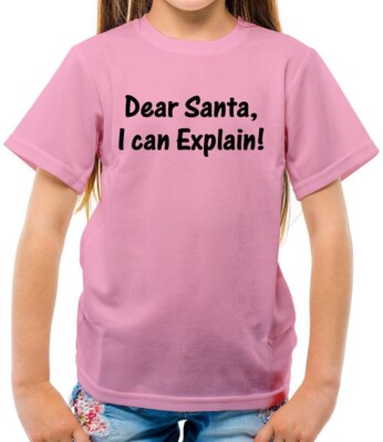 Liebe Santa, I Can Explain Kinder - Weihnachten Geheimnis Claus