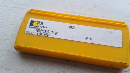 3 Kennametal carbide top notch threading inserts NT3R KC850 ( NT 3R thread tips - Picture 2 of 2