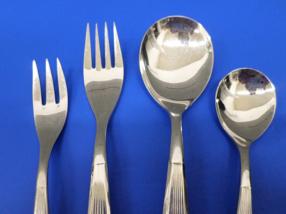 WMF Dalia TOLEDO Glossy 18/8 INOX Stainless Flatware DINNER FORK TABLESPOON + - Image 3 of 4