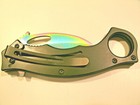 Mtech Rainbow Karambit features an aluminum handle with G-10 inserts  — photo 8