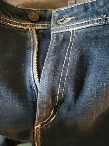 Catherine's Jeans Size 22 Summer Classic Zip Fly and Button Closure Navy - Picture 9 of 9
