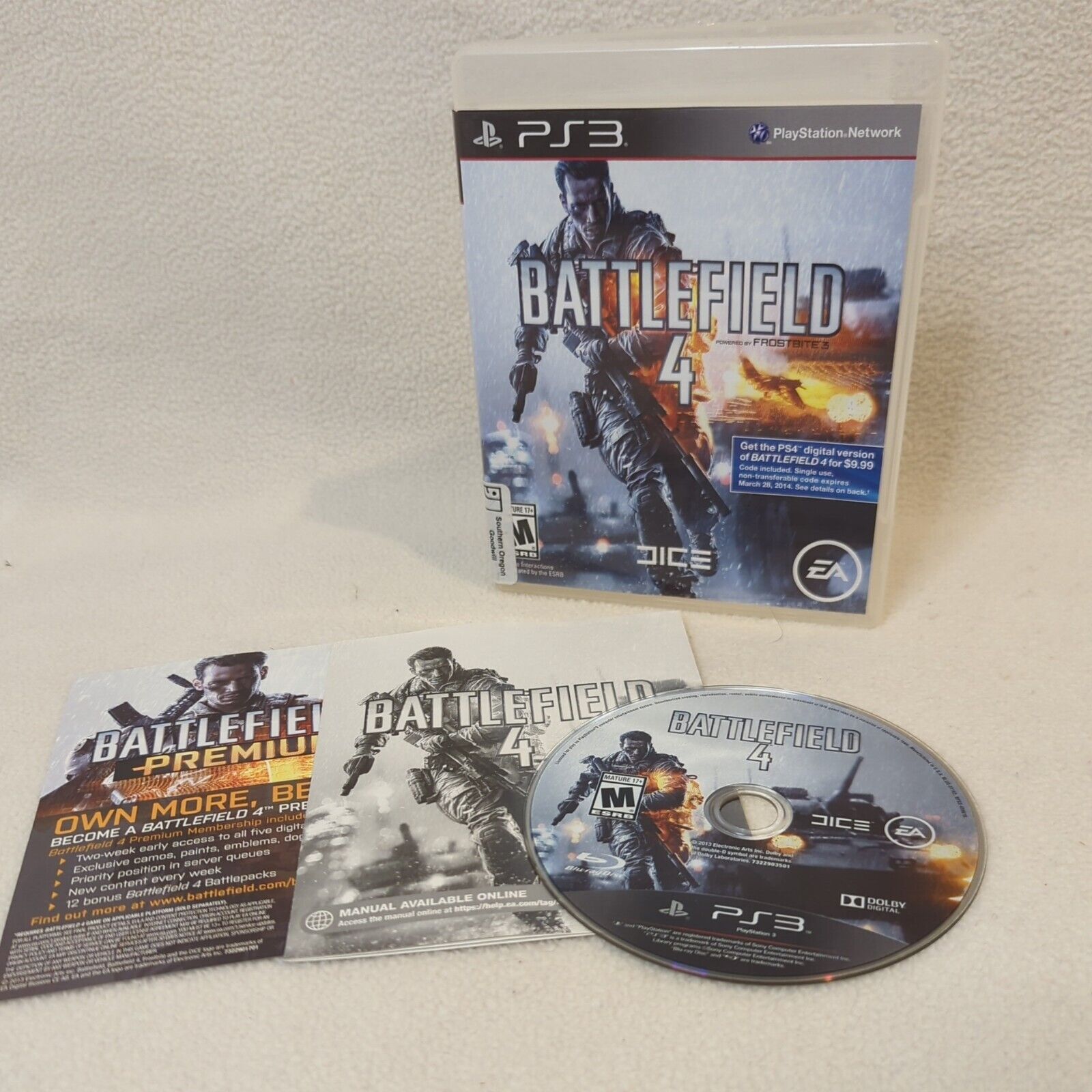 Battlefield 4 Sony PlayStation 3 Video Game PS3 492072408806