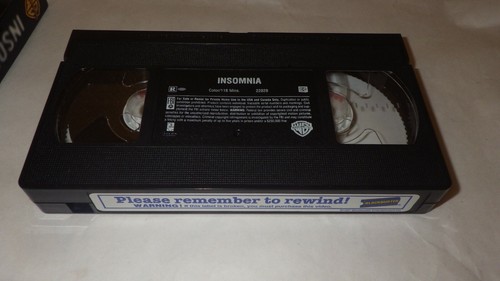 Insomnia (VHS, 2002) Al Pacino Robin Williams Hilary Swank - Picture 2 of 4