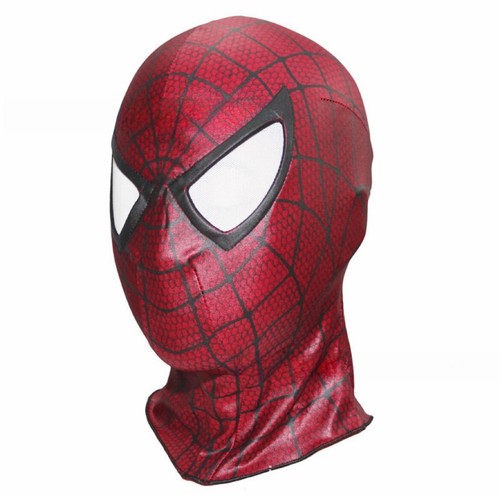Red Spider-Man 3 Costume Full Face Mask Halloween Cosplay Prop Helmet - Picture 2 of 8