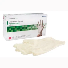 McKesson Confiderm Latex Exam Glove Standard Cuff Length SMALL 100 per Box