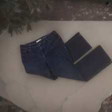 Ultimate Fit Boot Leg Chico's 1.5 REG 10 Platinum Blue Jeans W34 x L30